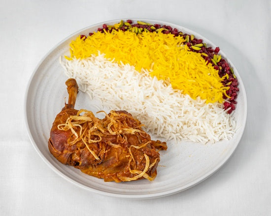 Barberry Rice with Chicken (Zereshkpolo with Chicken)