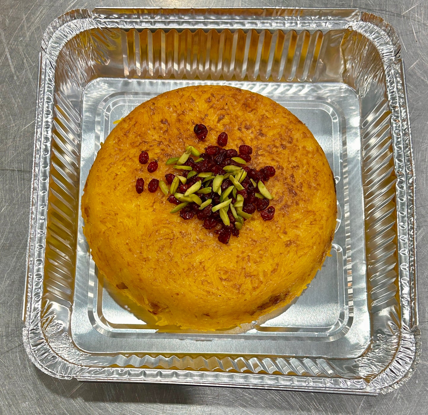 Chicken Cake - Tahchin (Ready in 4 hours)