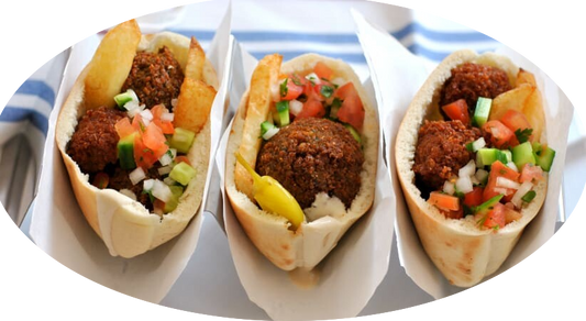 Falafel Wraps (pack of 10) vegetarian
